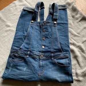Denim overalls